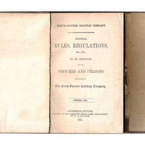 North-Eastern-Rly-Rule-Book-1854-cover